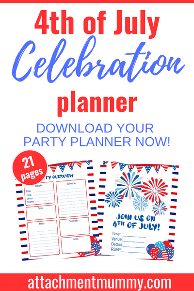 4th of July Party Planner