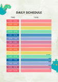 Rainbow All About Me Back to School Pack A4 version