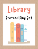 Library Pretend Play Set