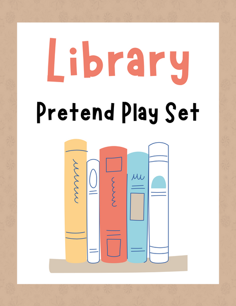 Library Pretend Play Set
