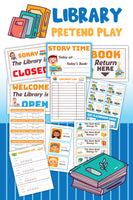 Library Pretend Play Set