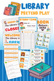 Library Pretend Play Set