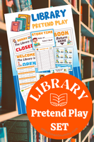 Library Pretend Play Set