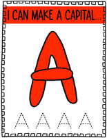 Upper Case Letters Alphabet Playdough Mats