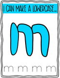 Lower Case Letters Alphabet Playdough Mats