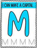 Upper Case Letters Alphabet Playdough Mats