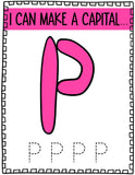 Upper Case Letters Alphabet Playdough Mats