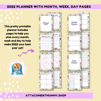 2022 Planner Floral Design
