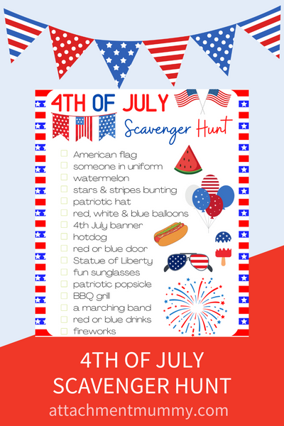 4th of July Scavenger Hunt