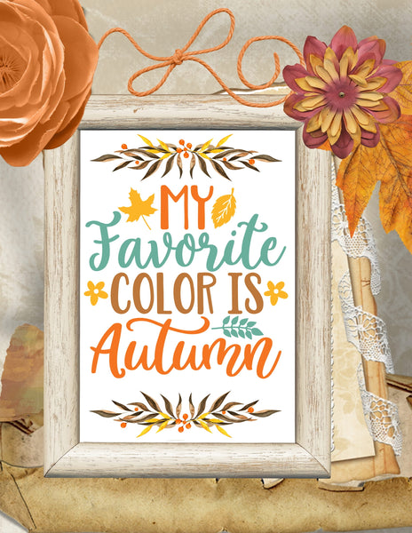 Fall Wall Art printable pack