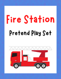 Fire Station Pretend Play Set