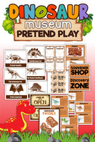 Dinosaur Museum Pretend Play Set